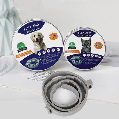 أدوات العناية بالحيوانات الأليفة Hallupets طوق قابل للتعديل للبراغيث والقراد للقطط الصغيرة البالغة 8 أشهر