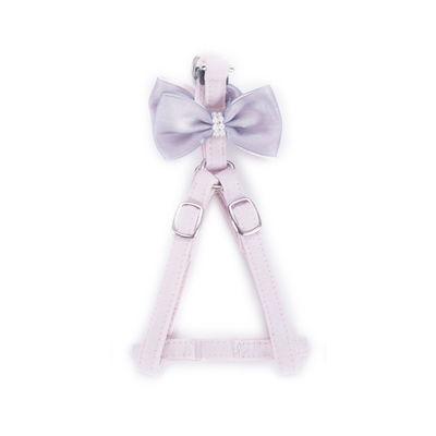 قابل للتعديل 100٪ القطن القوس التعادل فتاة طوق الكلب ومجموعة المقود مع Bowknot