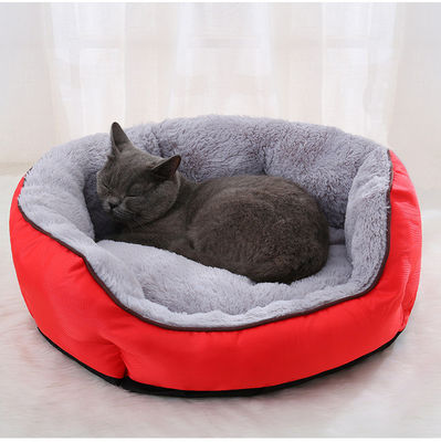 Hallupets لينة العظام الكلب الأريكة أريكة مع قماش أكسفورد مقاوم للماء مانع للانزلاق