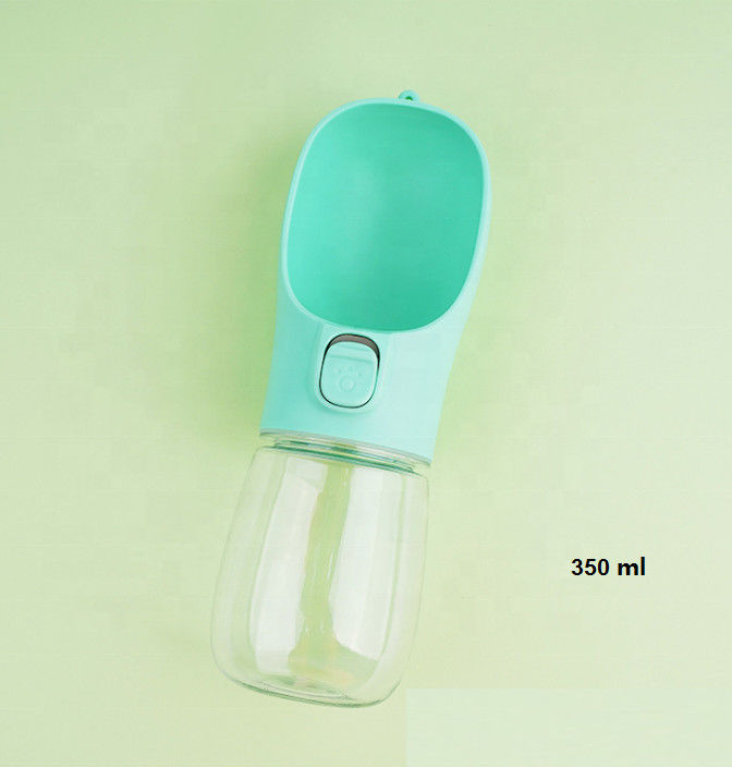 كوب شرب كوب كاري للسفر مضاد للتسرب زجاجة ماء وعاء الكلب للخارجية 350 مللي خالية من BPA